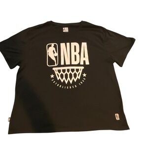 Official NBA "Established 1946" Black Bandana Graphic T-Shirt Size‎ 3X